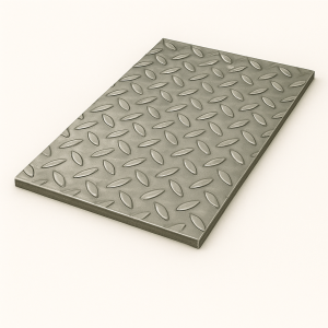 Лист стальной рифленый 10х1500х6000 мм ромб Ст3пс в наличии в Нижнем Новгороде