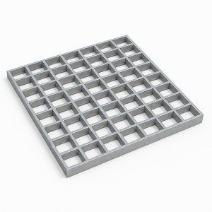 Решетчатый настил P 33х11/30х2 1000х1000 мм в наличии в Нижнем Новгороде