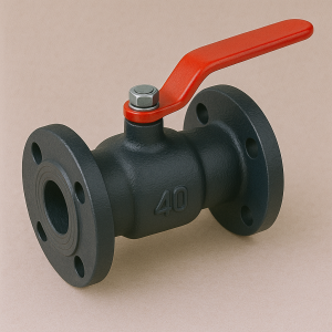 Чугунный кран конусный проходной фланцевый ДУ 40 РУ 10 ГОСТ 9702-87 в наличии в Нижнем Новгороде