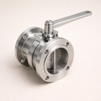 Заслонка 3-х ходовая 2-х фланцевая 180 градусов AISI 304 DN 80 ВР/ВР/ВР